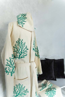 Bornoz, El baskılı, Mercan, Yeşil 