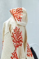 Bornoz, El baskılı, Mercan, Kırmızı